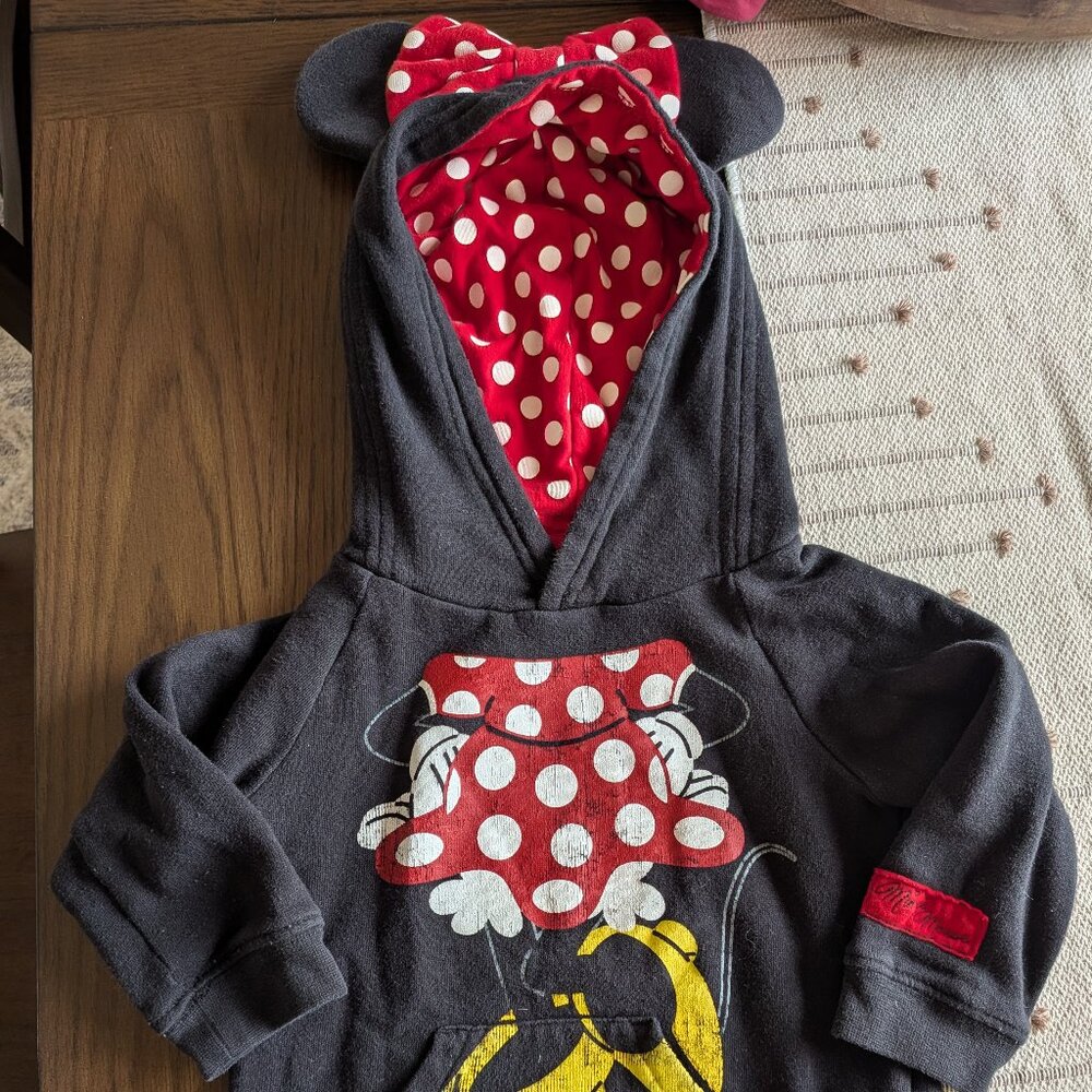 Disneyland Minnie Mouse Hoodie - 24 months